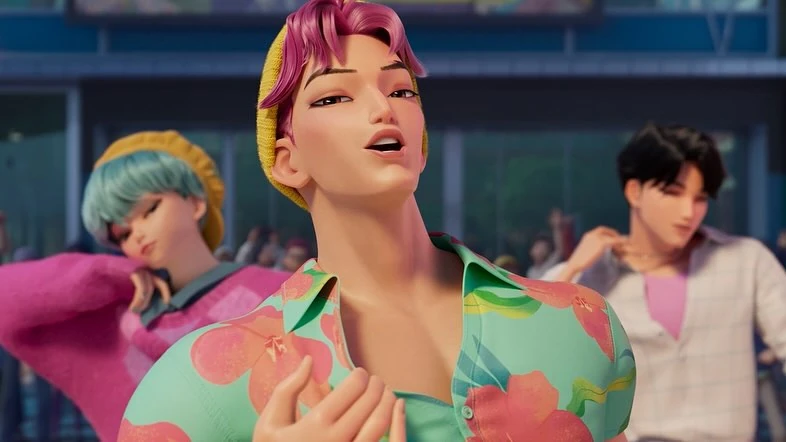 Abby, member of Saja Boys from KPop Demon Hunters