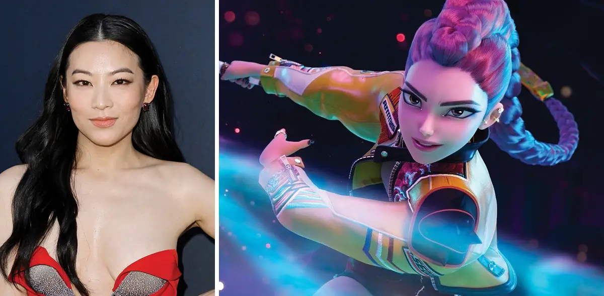 arden cho as rumi members of Arden Cho plays Rumi, a member of Huntrix from the K-pop group Demon Hunters