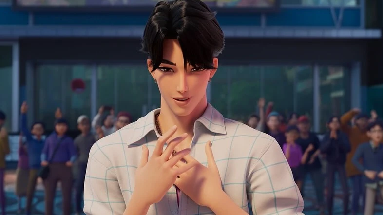 Jinu, member of Saja Boys from KPop Demon Hunters
